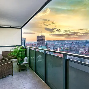 Maya's Flats & 26 - Panorama View , Gdansk Poland
